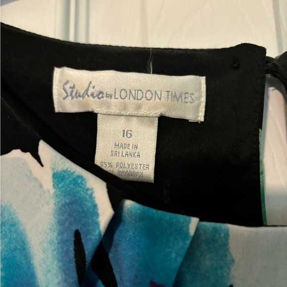 Studio by London Times Floral Dress WITH short black Bolero Jacket - Picture 5 of 9